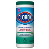 Clorox 01593 Fresh Scent Bleach Free Disinfectant Wipes - 35 count, 12 per case